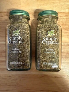 Simply Organic Italian Seasoning - 2 Jars - 0.95 OZ Each - Picture 1 of 3