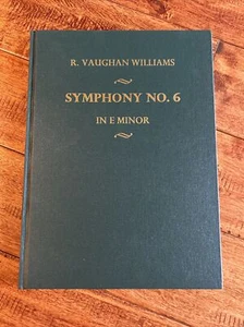 Vaughan Williams Symphony No. 6 Full Conductor Orchestra Score Hardcover Clean - Picture 1 of 8