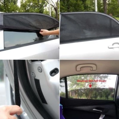 MARKENLOS 2x Auto Baby Sonnenschutz Gr (L) f. große KFZ UV Blendschutz Sonnenblende Schutz