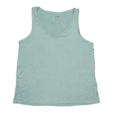 Alfani Intimates Solid Color Sleeveless Women's Pajama Tank Top NWT Dusty Jade - Image 1 of 2