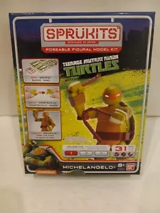Bandai Sprukits Teenage Mutant Ninja Turtles Michelangelo Figurenset - VERSIEGELT! - Bild 1 von 8