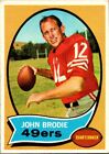 1970 Topps #130 John Brodie football card 5MMM