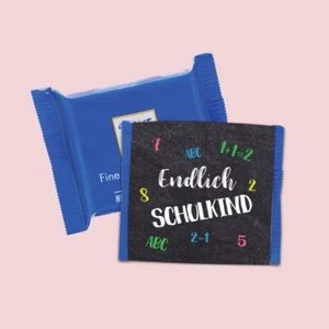 50 x Banderole Schokoladentafeln SCHULANFANG, Gastgeschenk Schulanfang Deko - Picture 1 of 4