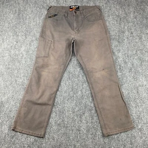 Ariat Rebar M4 Hose Herren 32 x 30 grau gerade Canvas Utility Arbeit Durastretch - Bild 1 von 14