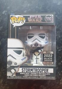 Funko Pop! Star Wars Stormtrooper #510 2022 Galactic Convention vgc mint
