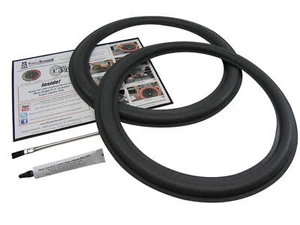 JL Audio 15W0 Schaumstoff Lautsprecher Reparatursatz. Passt nur 12" Kegelmodelle! (PAAR) - Bild 1 von 7