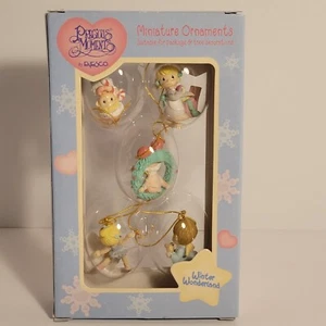 Vintage Enesco Precious Moments Miniature Ornaments Winter Wonderland NIB 1997 - Picture 1 of 6