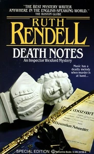 DEATH NOTES by Ruth Rendell 9th Paperback BALLANTINE 1989 *Ship Free w/$35 Order - Picture 1 of 2