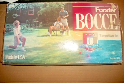 Juego de bolas de petanca Forster vintage para competidores/bolas de bolos de césped 100 mm #6200 EE. UU. Foto 1 de 4