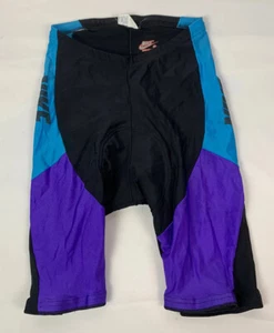 Vintage Nike Cycling Shorts Spandex Nylon Athletic Training Mens XL USA 80s 90s - Picture 1 of 5