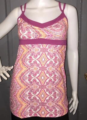 PRANA Yoga Bra Tank S Kaley Tunic Paisley Top NWT - Image 1 of 4