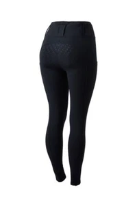 Horze Everly Women's Full Grip Riding Tights - Black - Imagen 1 de 7