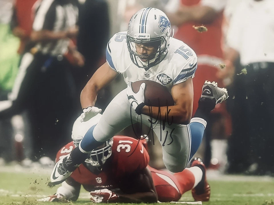 Golden Tate Signed Detroit Lions 11x14 Photo NFL Autographed - Image 1 of 1