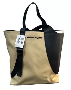 Alexander McQueen Harness Canvas/Leather Tote Large NWD - Picture 1 of 8