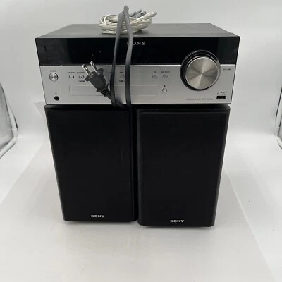 Sony CMT-SBT100 CD Bluetooth Radio Micro Music HiFi System No Remote/w/cord - Image 1 of 4