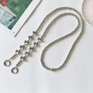 With Card Pearl Phone Lanyard 120cm Messenger Bag Chain Phone - Zdjęcie 1 z 6
