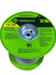 Greenlee 435, 3/16" x 3000', 170 Lb, Conduit Measuring Tape - Picture 1 of 10