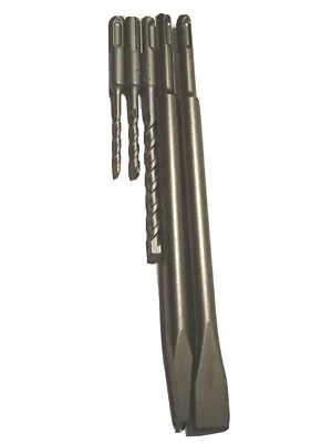 Bosch Meißel + Bohrer-Set für Beton Mauerwerk SDS-plus Bohrer 5, 6, 8mm - Bild 1 von 4