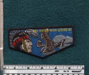 Got at 2018 NOAC: Flap: MA-KA-JA-WAN 40 - Shiny Thread - Picture 1 of 1