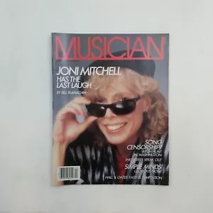 MUSICIAN Magazine DEC 1985 No. 88 feat. JONI MITCHELL / SIMPLE MINDS - Picture 1 of 3