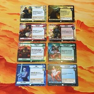 Hyperspace Common Leaders Full Set 8x Shadows of the Galaxy Star Wars Unlimited - Bild 1 von 2