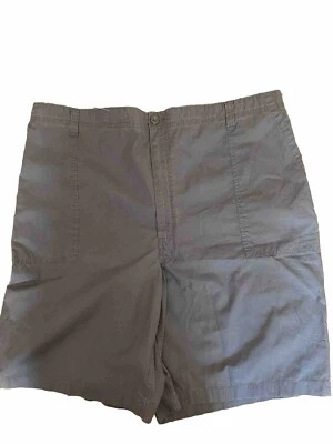 全新:男式 Lands' End 短裤 ~ XL 码 (40-42) 蓝色(页岩) ~ 弹性抽绳 — 第 1/4 张图片