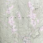 Map Athens Maine USGS 1989 Topographic Geological 1:24000 27x22" TOPO15