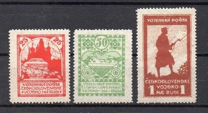 CHECOSLOVAQUIA 1919, MNH, EJÉRCITO EN RUSIA - Imagen 1 de 1