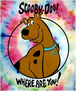 Scooby Doo Where Are You? Tie Dye Silk Touch Wohndecke - Bild 1 von 4