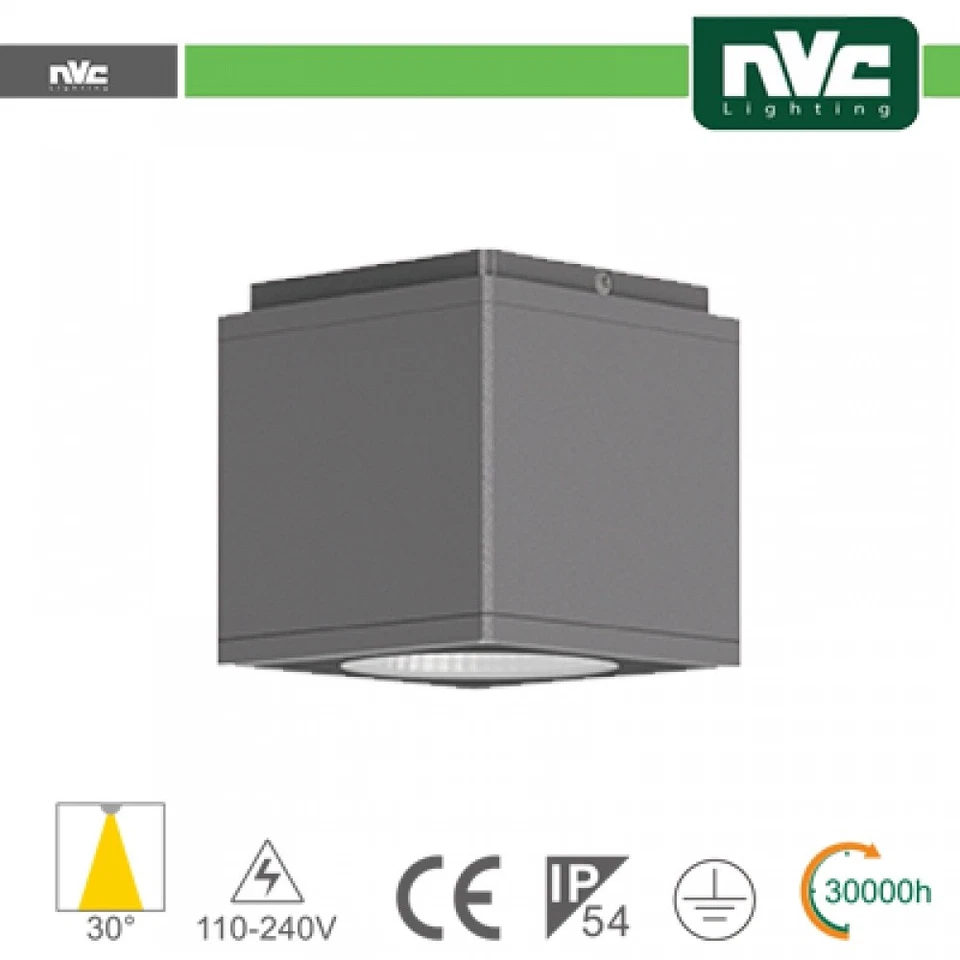 Downlight LED Cubo 12W IP54 Soffitto 960lm 3000K Faretto Interno - Immagine 1 di 1