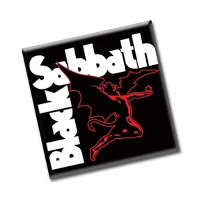 Black Sabbath Fridge Magnet Demon band logo new Official 76mm x 76mm - Picture 1 of 1