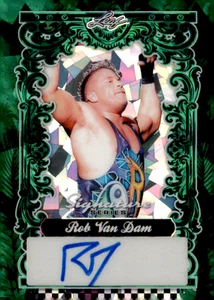 2025 Leaf Signature Series Multi-Sport Rob Van Dam AUTO - GREEN ICE 1/1 SSP - Picture 1 of 3