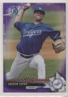 2017 Bowman Chrome Prospects Purple Refractor /250 Andrew Sopko #BCP83 - Image 1 of 2