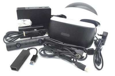 Sony PlayStation 4 V2 Virtual Reality VR Headset Camera Bundle for PS5 PS4 PSVR - Image 1 of 4
