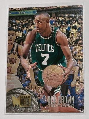 DEE BROWN 1995-96 Fleer Metal Basketball #5 Boston Celtics - Image 1 of 4