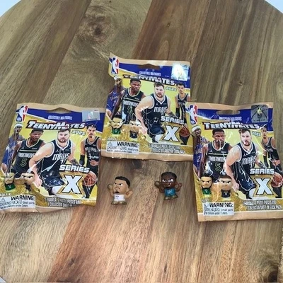 3 paquetes 2025 NBA TeenyMates Serie X Victor Wembanya San Antonio Spurs + Miller Foto 1 de 4
