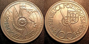 Portugal - 100 escudos commémorative Diogo Cao 1486 ! 1987 KM#641 - Picture 1 of 1