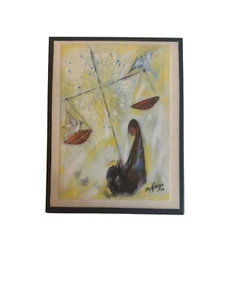 "Waage" Horoskop Kunstwerk Plakette von De Grazia - Bild 1 von 4