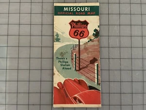 1937 Missouri Official Road Map Phillips Petroleum Company - Picture 1 of 6