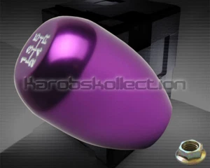 PARA 88-00 HONDA CIVIC/CRX ACURA INTEGRA PÚRPURA CARRERAS MANUAL PERILLA DE CAMBIO 5 VELOCIDADES - Imagen 1 de 1