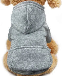 Winter Dog Hoodie Sweatshirts with Pockets Warm Dog Clothes for Small Dogs Chihu - Picture 1 of 12