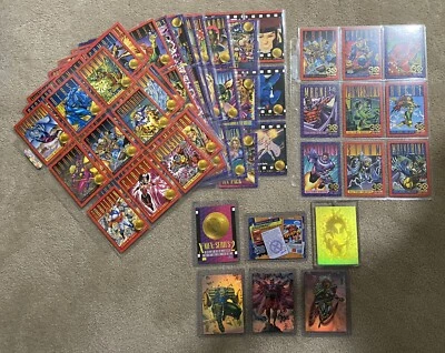 1993 Skybox MARVEL X-MEN Series 2 Complete Set w/ All Holograms / Chase / Promo - Image 1 of 4