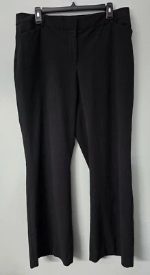 Pantalones Apostrophe Para Mujer Talla 10 Negro Rosa Pierna Ancha Vestido Carrera Pantalones Foto 1 de 3