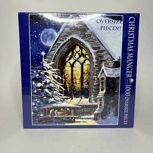 SunsOut Christmas Manger 1000 Piece Jigsaw Puzzle 27" X 35"  Macneil Studio - Picture 1 of 10