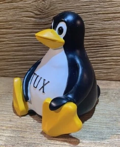 Linux Pingüino Mascota Oficial 5" Alto Estatua Piedra Resina Esmoquin 84492 - Imagen 1 de 12