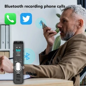 Bluetooth Digital Sprachgesteuerter Recorder Audioaufnahme Abhörgerät - Bild 1 von 10