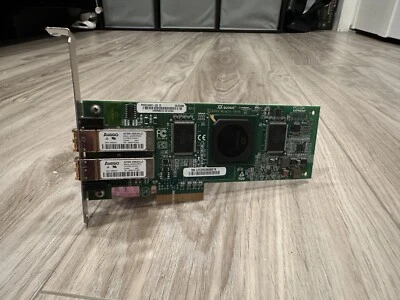 IBM QLogic QLE2462 High Profile Dual Port PCI-e Fibre 4GB/s Channel Card 39R6593 - Image 1 of 3