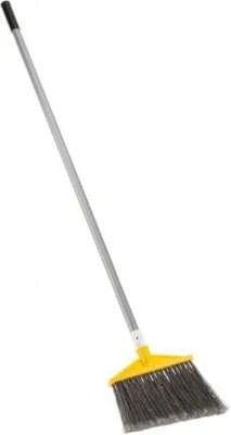 Rubbermaid FG638500GRAY 10-1/2" Wide Angled Broom with Polypropylene Bristles - Image 1 of 3