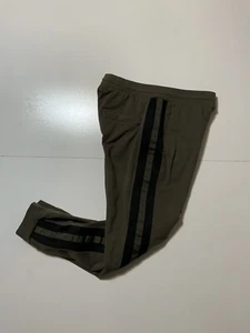 Pantalones deportivos Antony Morato verde oliva negros a rayas ajustados talla L - Imagen 1 de 11