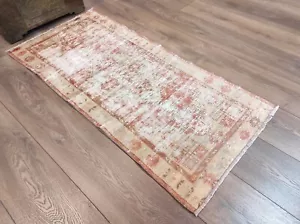 Turkish Area Rug, Oushak Area Rug, Antique Area Rug, Wool Rug, 2.4 x 5.2 ft - Picture 1 of 10
